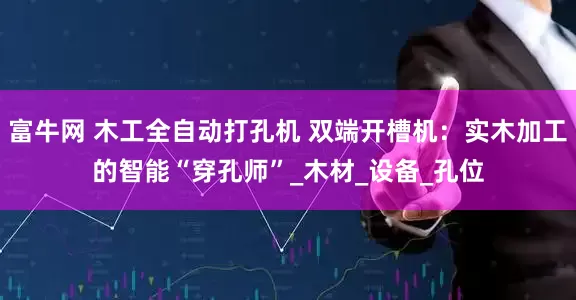 富牛网 木工全自动打孔机 双端开槽机：实木加工的智能“穿孔师”_木材_设备_孔位